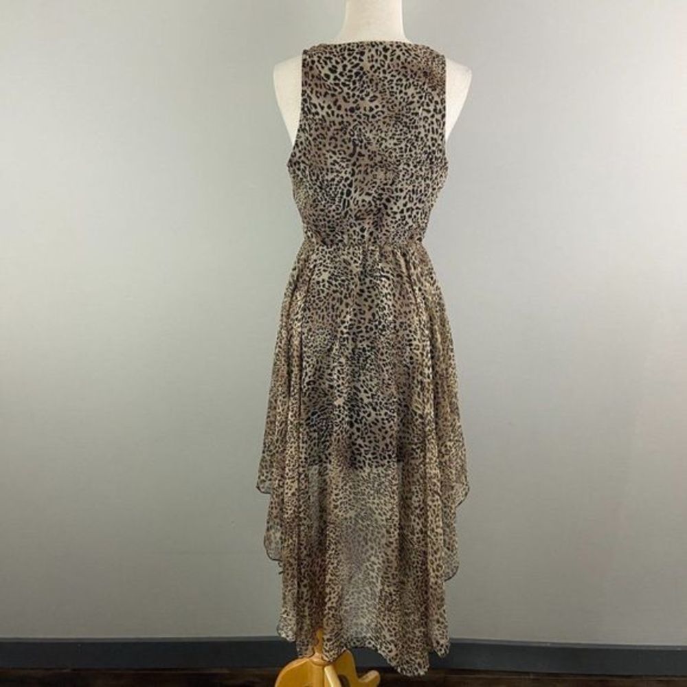RECYCLED KARMA Tan‎ Animal Print Dress - Picture 6 of 9
